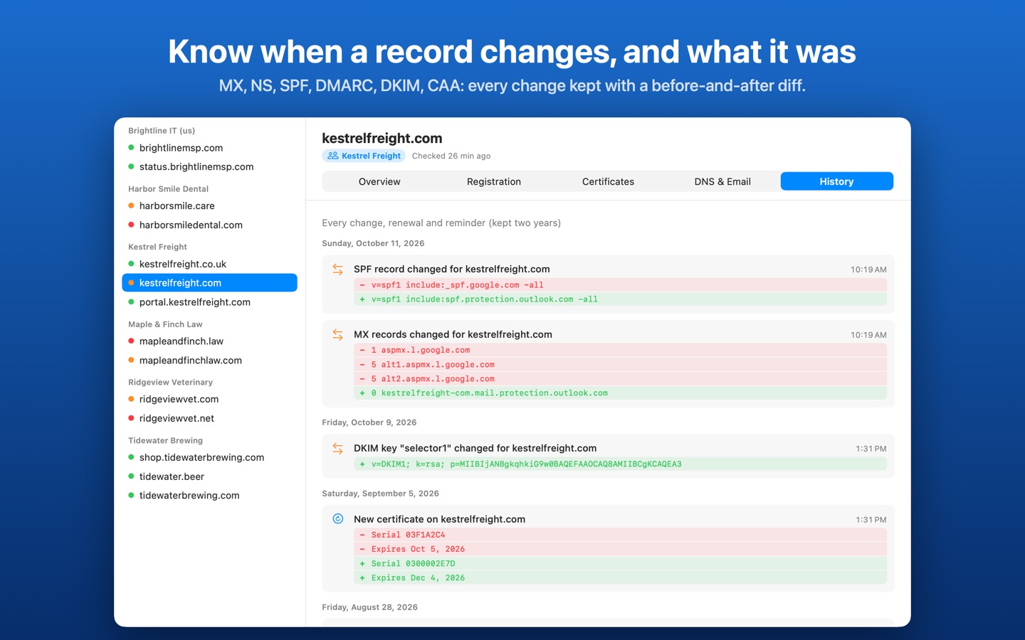 Domainbar screenshot 3