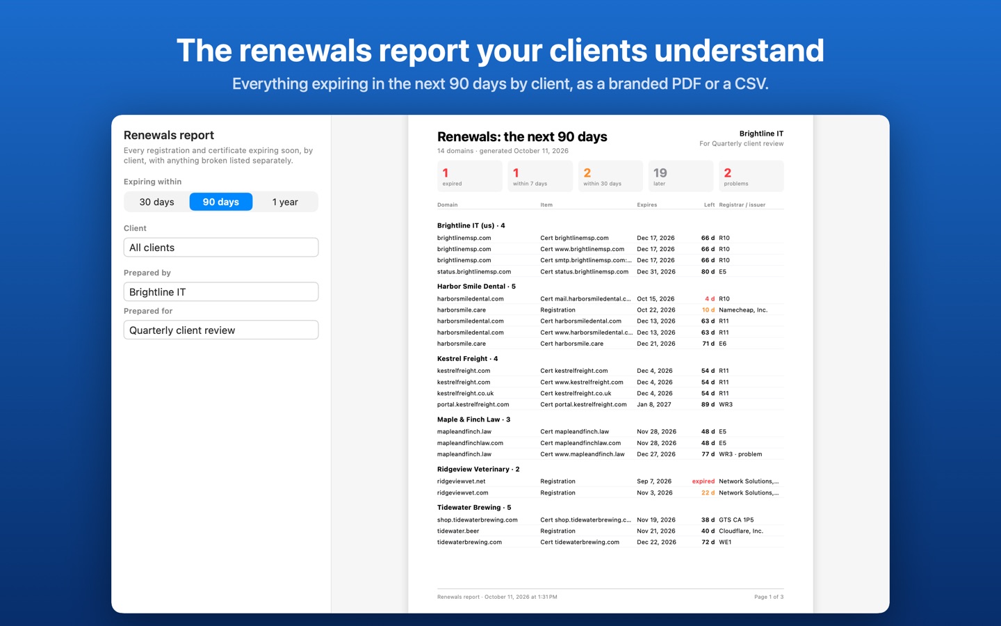 Domainbar screenshot 5