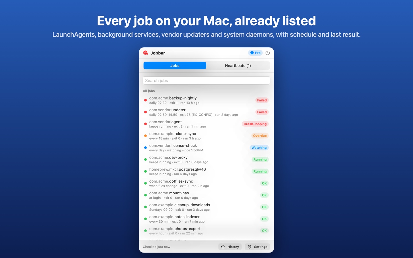 Jobbar screenshot 3